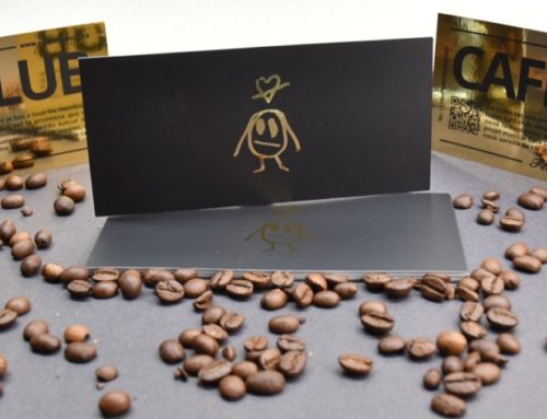 Tickets d&rsquo;or pour café club – Dorure numérique OR R°V° – découpe rectangle